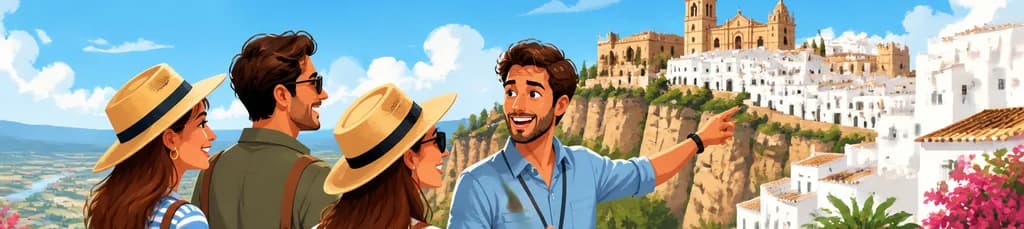 Excursión privada de ocho horas a los Pueblos Blancos con salida desde Cádiz