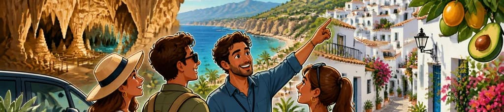 Viaje exclusivo de un día a Nerja y Frigiliana partiendo desde Granada