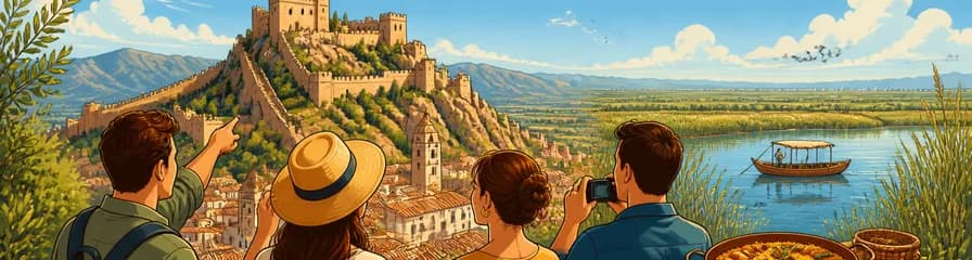 Viaje privado por el Castillo de Xàtiva y la Laguna de la Albufera desde Valencia