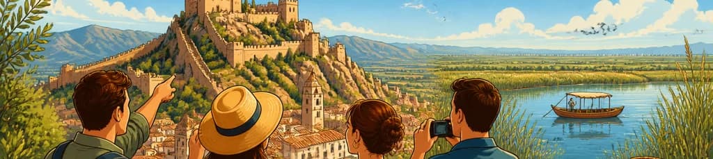 Viaje privado por el Castillo de Xàtiva y la Laguna de la Albufera desde Valencia