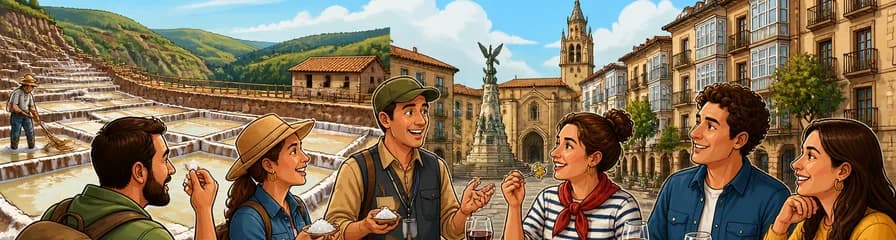 Excursión para grupos pequeños a Vitoria y el Valle Salado de Añana con almuerzo incluido