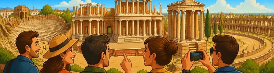 Excursión privada de un día completo a Mérida con salida desde Sevilla