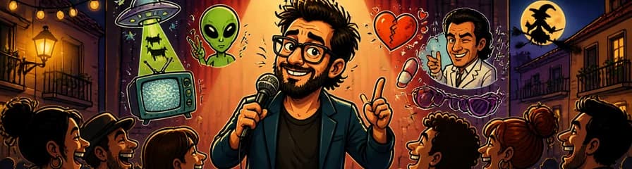 Paco Páez presenta su show de comedia "Distopía y Astigmatismo" en La Latina
