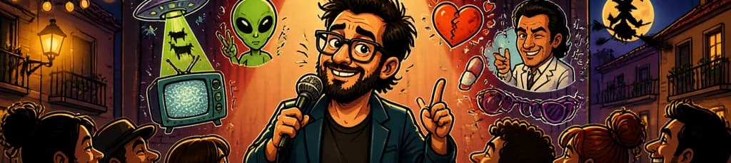 Paco Páez presenta su show de comedia "Distopía y Astigmatismo" en La Latina