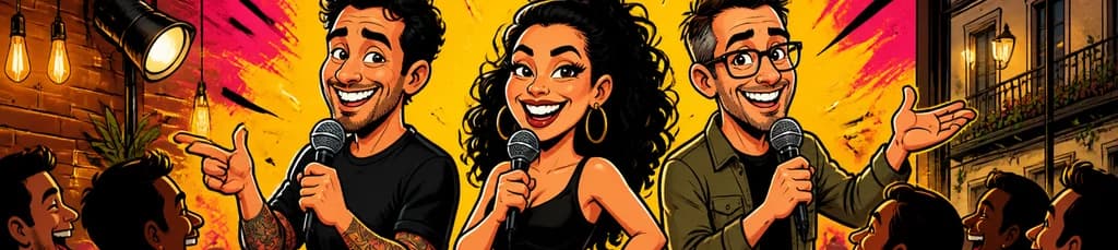 Disfruta de "Adictos a la Comedia" en el barrio de Huertas