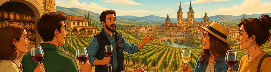 Descubre La Rioja: Excursión Privada con Cata de Tapas y Vinos en Logroño, Partiendo de Bilbao