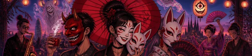 Tardeo de Halloween Yōkai presentado por CHIMÚ