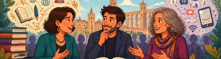 Conversación sobre redes que impulsan comunidades literarias con Inmaculada Ballesteros y Sonia Faleiro en el Hay Festival Segovia 2026