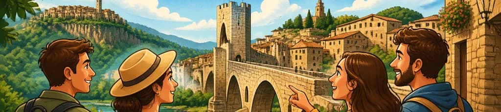 Excursión privada desde Barcelona a Besalú y otras localidades medievales