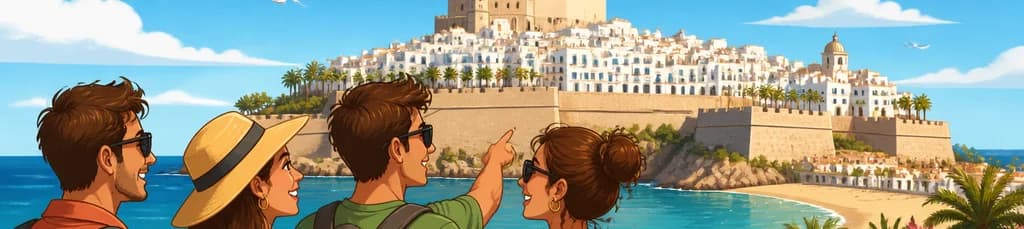 Descubre Peñíscola: Un viaje de un día desde Valencia para explorar su ciudad, castillo y playas
