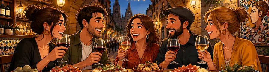 Saborea el Casco Antiguo de Barcelona: Una Experiencia de Tapas y Vino al Estilo Local