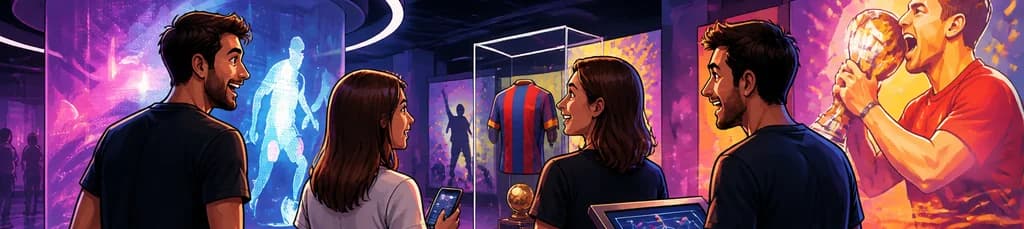 Experiencia Interactiva Inmersiva "Iniesta: El Juego Interior" en Barcelona