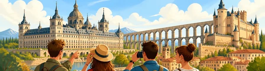 Descubre la magnificencia de El Escorial y la singularidad de Segovia en un tour desde Madrid