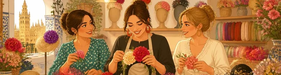 Taller de Creación de Tocados Sevillanos Tradicionales