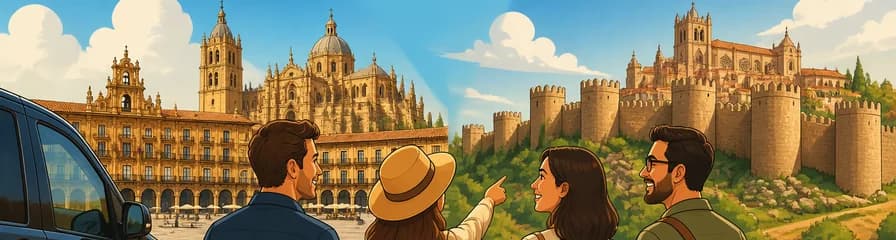 Viaje privado a Salamanca y Ávila desde Madrid con recogida y regreso al hotel