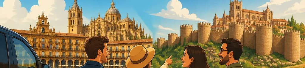 Viaje privado a Salamanca y Ávila desde Madrid con recogida y regreso al hotel