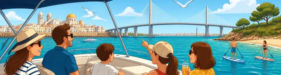 Travesía marítima privada por la bahía de Cádiz