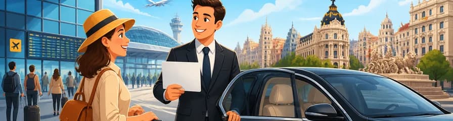 Traslado privado de salida desde Madrid al Aeropuerto Adolfo Suárez Madrid-Barajas (MAD)