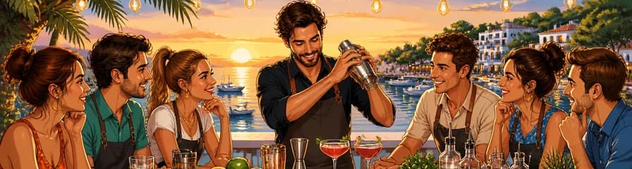 Taller de coctelería en Mallorca