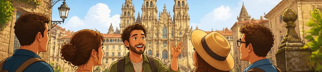 Paseo privado guiado de dos horas por la ciudad de Santiago de Compostela