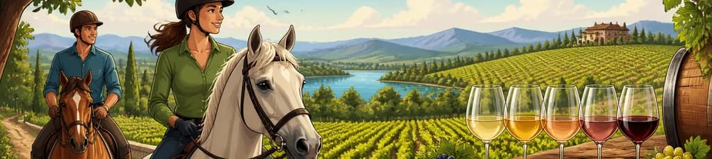 Aventura ecuestre y degustación de vinos en L'Empordà