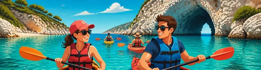 Recorrido guiado en kayak transparente por la Bahía de Addaia