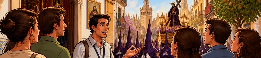 Recorrido privado a pie por la Semana Santa en Sevilla