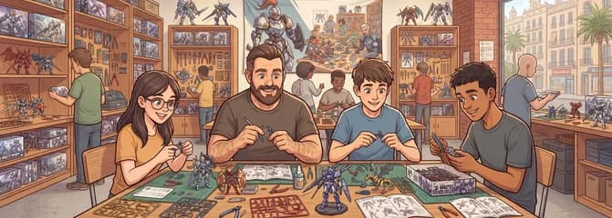 Taller gratuito de construcción de personajes "30 MINUTES FANTASY" de Bandai Hobby en BNSM Barcelona