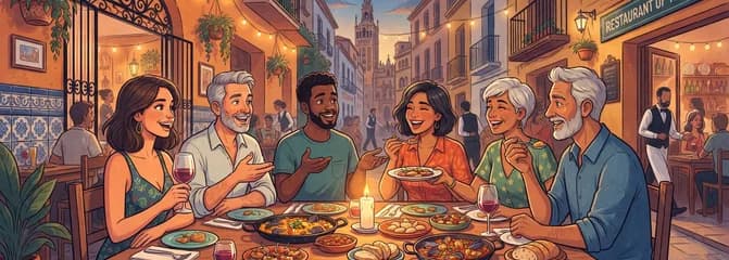 Delicias culinarias y nuevas amistades: Cena con desconocidos en Sevilla