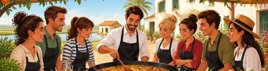Taller para elaborar una auténtica paella valenciana