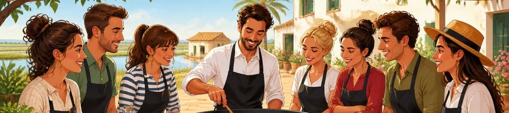 Taller para elaborar una auténtica paella valenciana