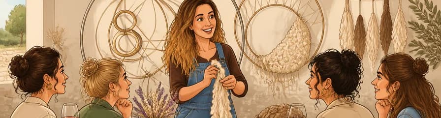 Arte y Vino con Leela Romeo, la Artista Textil Mallorquina