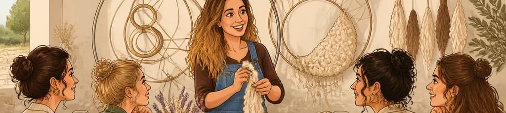 Arte y Vino con Leela Romeo, la Artista Textil Mallorquina