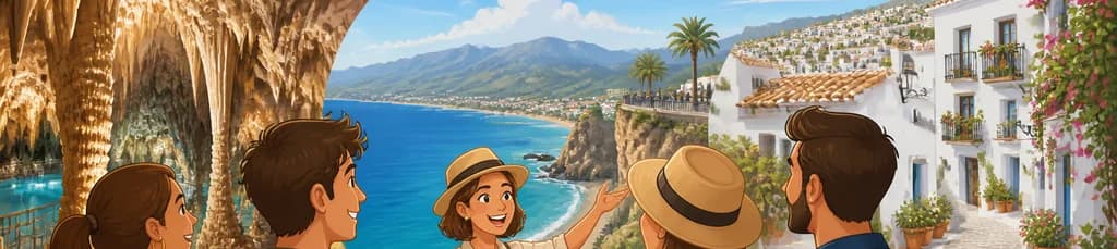 Excursión privada desde Motril para descubrir las cuevas de Nerja, Frigiliana y Nerja