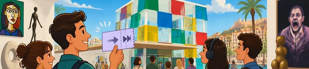 Acceso sin esperas: Entrada al Centro Pompidou en Málaga