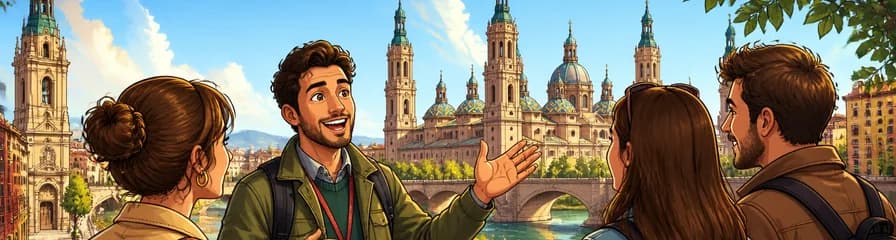 Descubre Zaragoza: tour privado de dos horas con un guía local