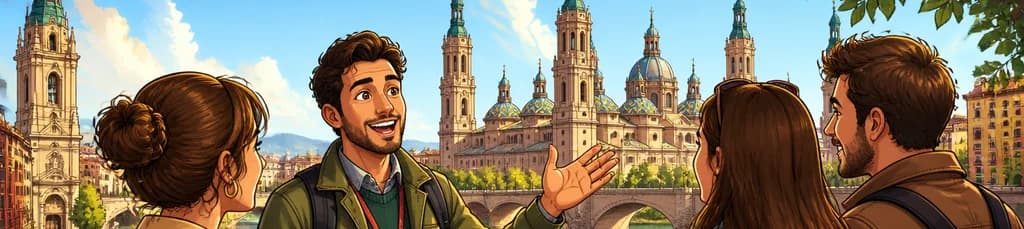 Descubre Zaragoza: tour privado de dos horas con un guía local