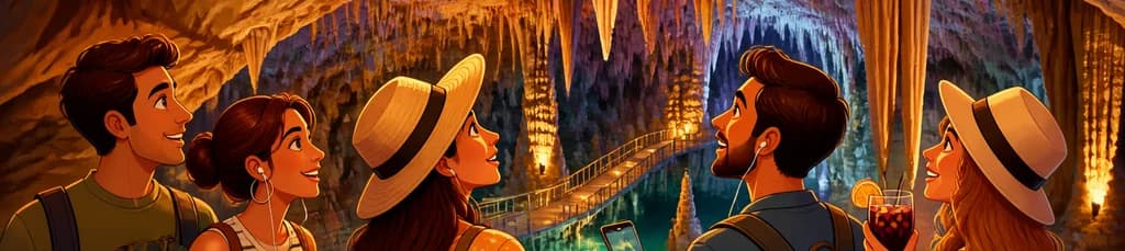 Acceso a las Cuevas de Génova en Palma de Mallorca