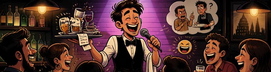 El monólogo cómico "La Noche de los Camareros" llega al Pub Parada 42 en Atocha