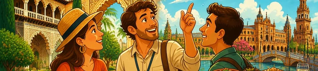 Descubre Sevilla a tu ritmo: tour privado de medio día con acceso al Alcázar y degustación de tapas