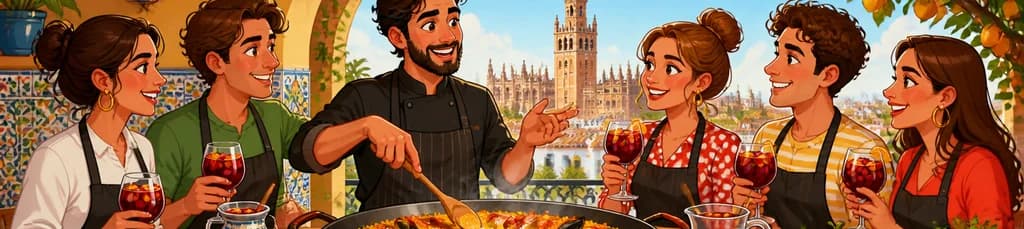 Experiencia privada: Clase de cocina de paella con sesión de preguntas y respuestas de expertos de 30 minutos