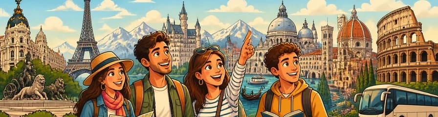 Recorrido de 14 días por París, Venecia, Roma y otras ciudades europeas, con salida desde Madrid