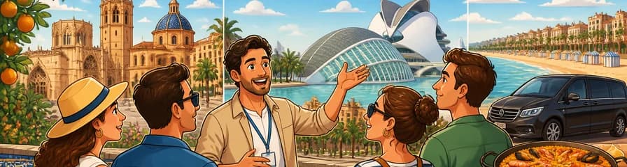 Recorrido a pie privado por Valencia con un guía oficial de la Comunidad Valenciana