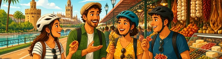 Recorre los mercados sevillanos en bicicleta y degusta sus especialidades más emblemáticas