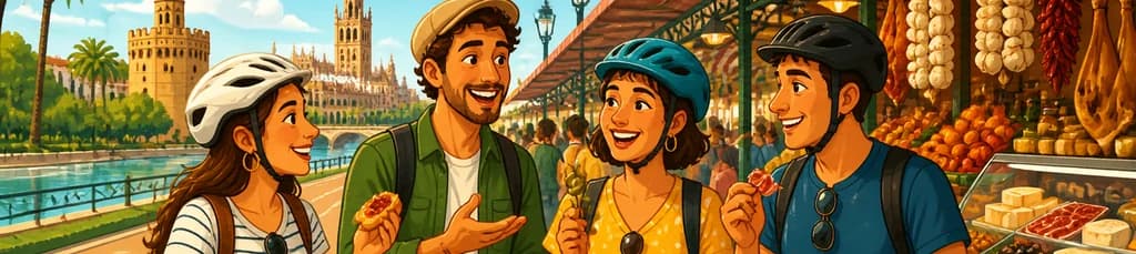 Recorre los mercados sevillanos en bicicleta y degusta sus especialidades más emblemáticas