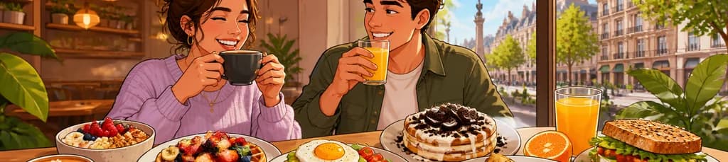 Disfruta de un delicioso brunch en Waffle Barcelona