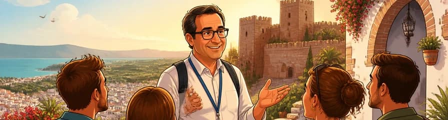 Recorrido privado por el Castillo de Salobreña y el casco antiguo con Manuel, guía oficial de turismo