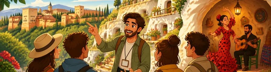 Tour privado de día completo con un local para descubrir los puntos destacados turísticos de las Cuevas del Sacromonte