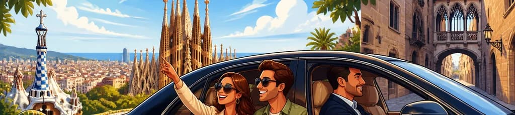 Descubre Barcelona con un tour privado en coche