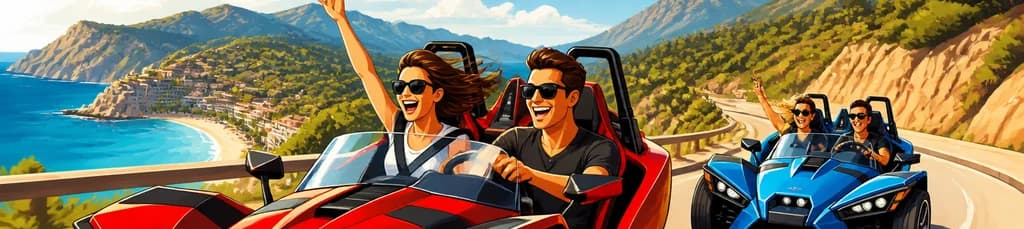 Aventura en Slingshot de medio día con salida desde Paguera